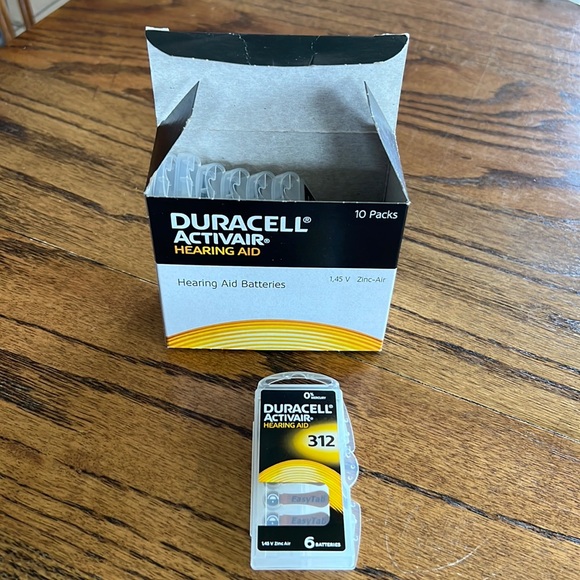 Duracell Activair hearing aid batteries-size 312 - Picture 1 of 5
